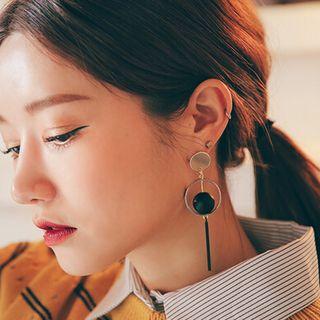 Round Dangle Earrings / Clip-on Earrings