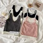 Fleece Lined Camisole Top / Tank Top