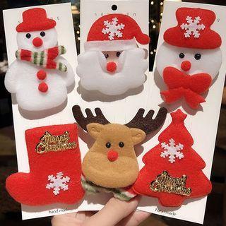 Christmas Brooch / Hair Clip