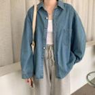 Denim Shirt / Sweatpants