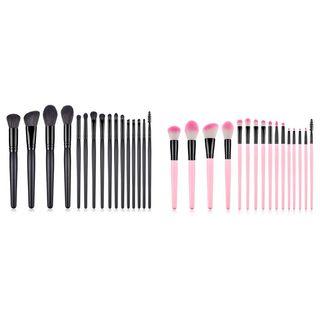 Set Of 16: Makeup Brushes