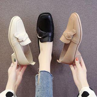 Knot Chunky-heel Loafers