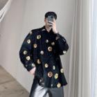 Sequined Fluffy Shirt
