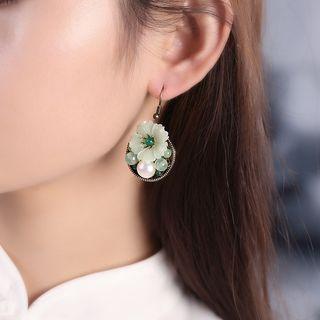 Floral Pendant Earrings