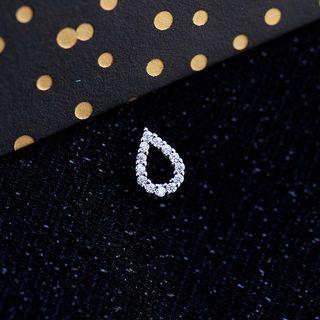 Cz Waterdrop Stud Earring