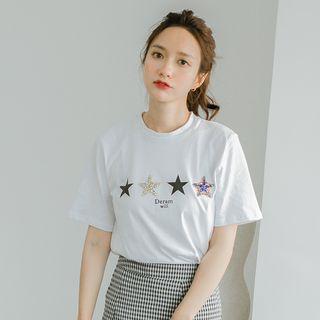 Star-accent T-shirt