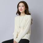 Cable Knit Detail Sweater