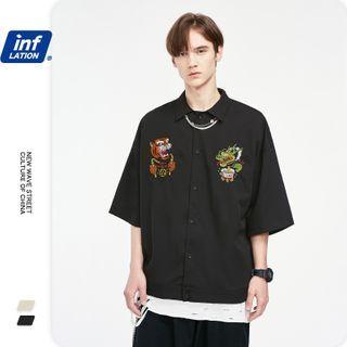 Embroidered Loose Shirt