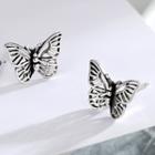Alloy Butterfly Earring 1 Pair - Alloy Butterfly Earring - Silver - One Size