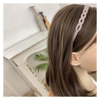 Chain Clear Frosted Hair Band