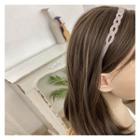 Chain Clear Frosted Hair Band