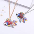 Goldfish Pendant Necklace