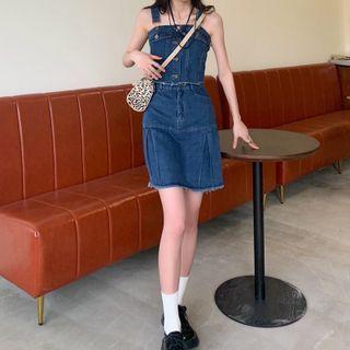 Denim Skirt / Sleeveless Top