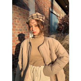 Drawcord-waist Quilting Jacket
