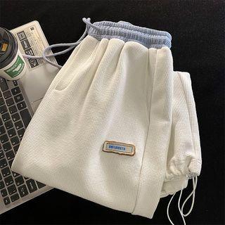 Logo Embroidered Drawstring Sweatpants