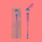 Dual Head Wooden Handle Foundation Brush