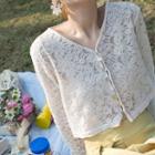 Embroidered Lace Cardigan