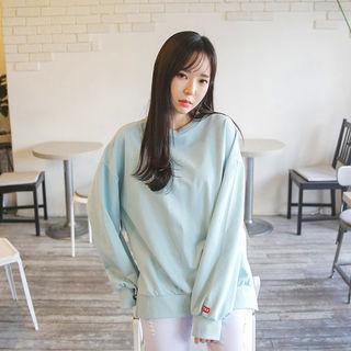 Slit-side Boxy Sweatshirt