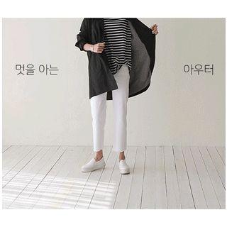 Round-neck Single-breasted Jacket