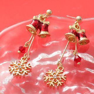 Snowflake Drop Earring / Clip-on Earring