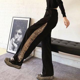 Python Print Straight-leg Pants