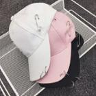Ring Detail Studded Baseball Cap