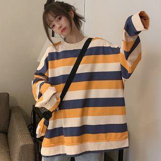 Set: Striped Sweatshirt + Mini Crossbody Bag