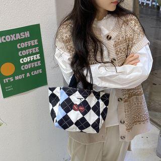 Cherry Print Canvas Lunchbox Bag (various Designs)