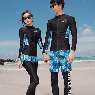 Couple Matching Rash Guard / Swim Top / Shorts / Bottom / Leggings / Set