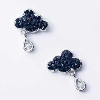 Rhinestone Cloud Earring