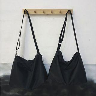 Couple Matching Nylon Tote Bag Black - One Size