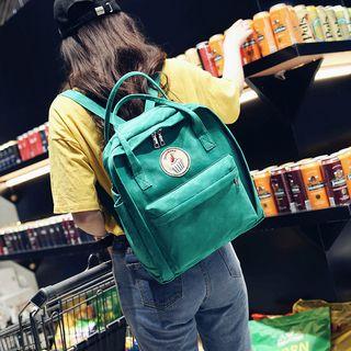 Embroidery Canvas Backpack
