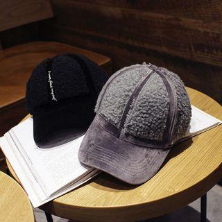 Fleece-panel Baseball Cap