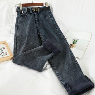 Fleece-line Jeans