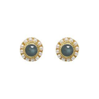 Flower Stud Earring 1 Pair - Ear Studs - One Size