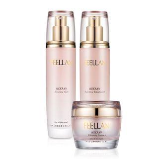 Bellamonster - Feellan Heeran Basic Set: Essence Skin 120ml + Nutritive Emulsion 120ml + Whitening Cream 50ml 3pcs