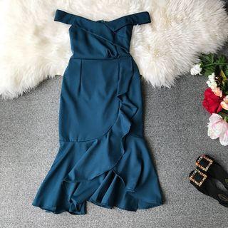 Sleeveless Two-way Mermaid Midi Dress
