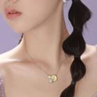 Lemon Pendant Necklace Silver - One Size