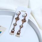 Retro Faux Pearl Dangle Earring 1 Pair - Pearl - One Size