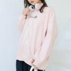 Chinese Characters Sweatshirt Pink - One Size