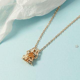 Frog Necklace Gold - One Size