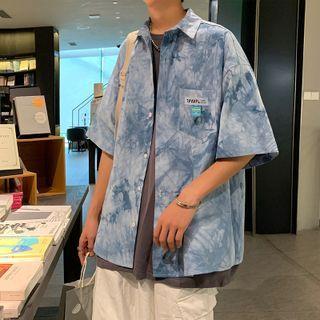 Tie Dye Short Sleeve Shirt