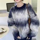 Gradient Fluffy Sweater