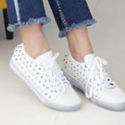 Studded Stained Sneakers