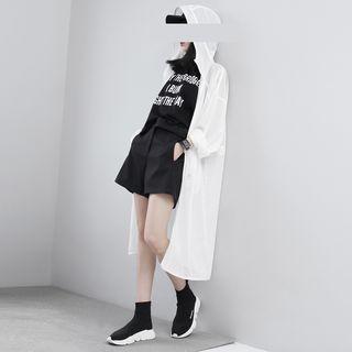 Mesh Hooded Light Jacket