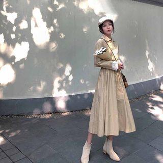 A-line Coatdress
