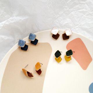 Glaze Square Dangle Earring