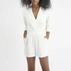 Elbow-sleeve Chiffon Playsuit