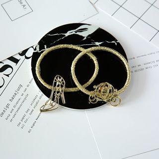 Pumpkin Coach/ Heels Hair Tie