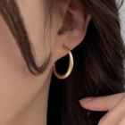 Alloy Hoop Earring 1 Pair - 2.5cm - Gold - One Size